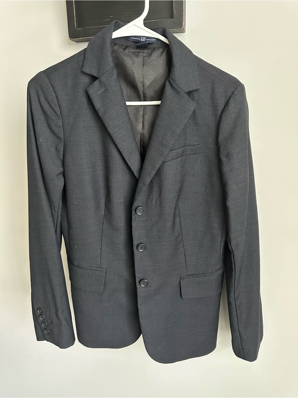 GAP Women’s Dark Gray Tailored Academy Blazer Jacket Size 6